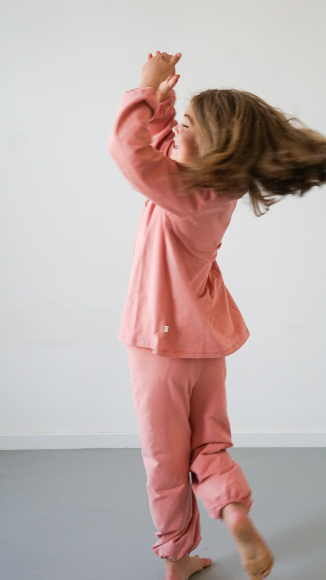 leyla winter pyjama · turkish rose