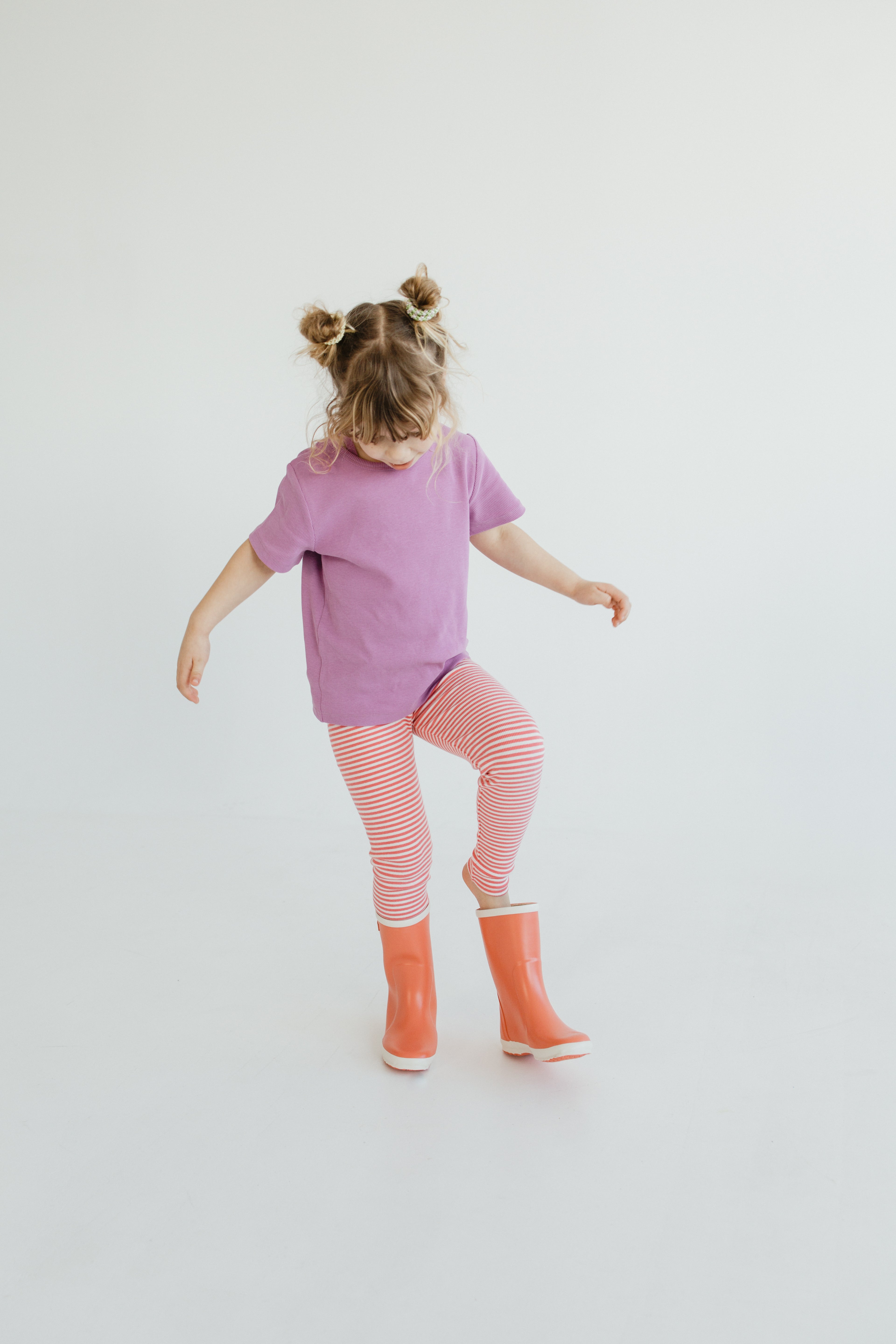 Legging • Coral Stripes