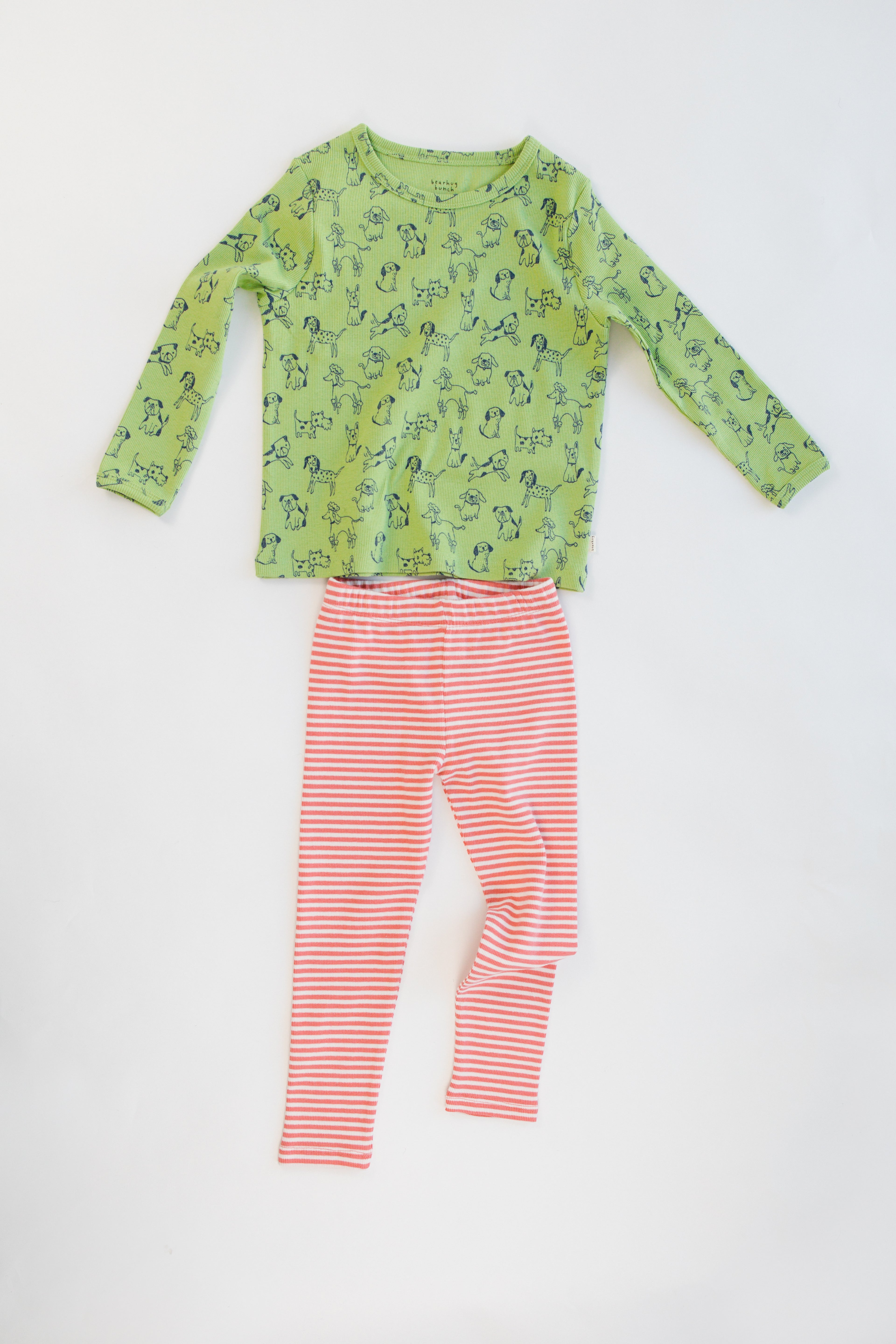 Legging • Coral Stripes