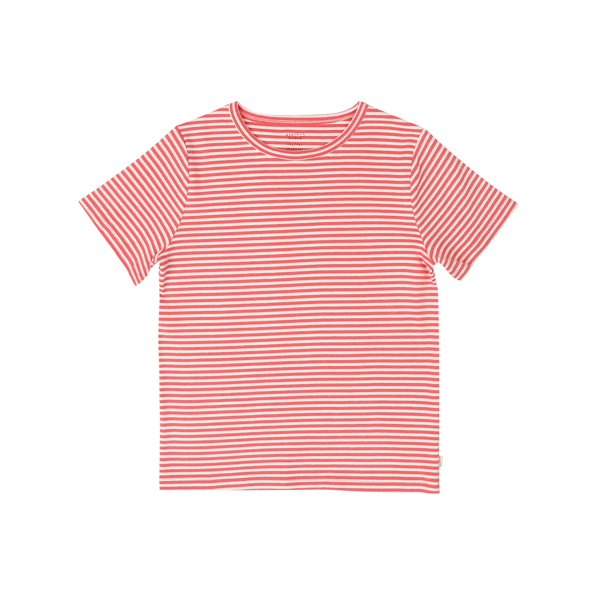 Short sleeve tshirt • Coral Stripes