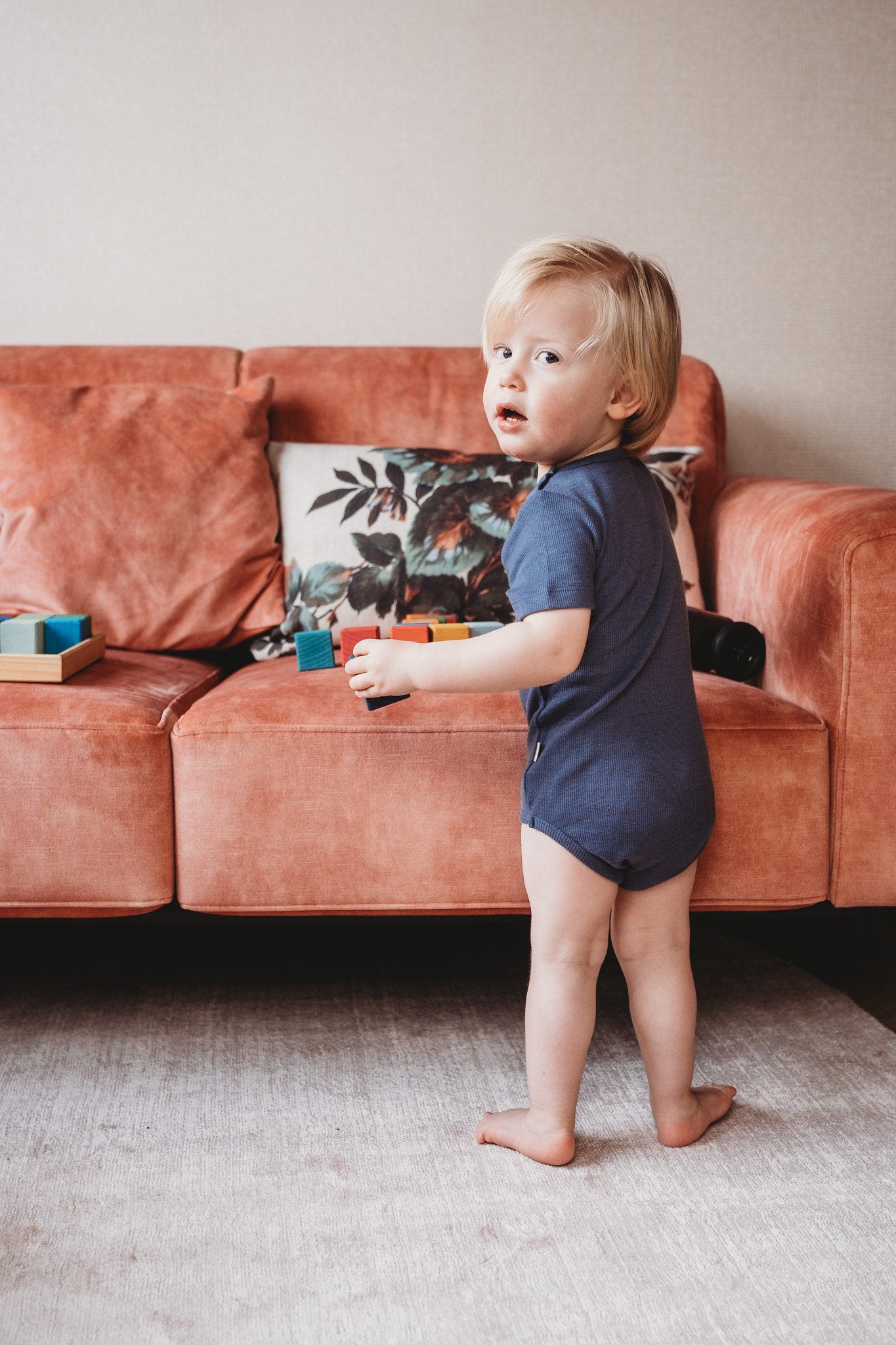 shortsleeve bodysuit · ocean