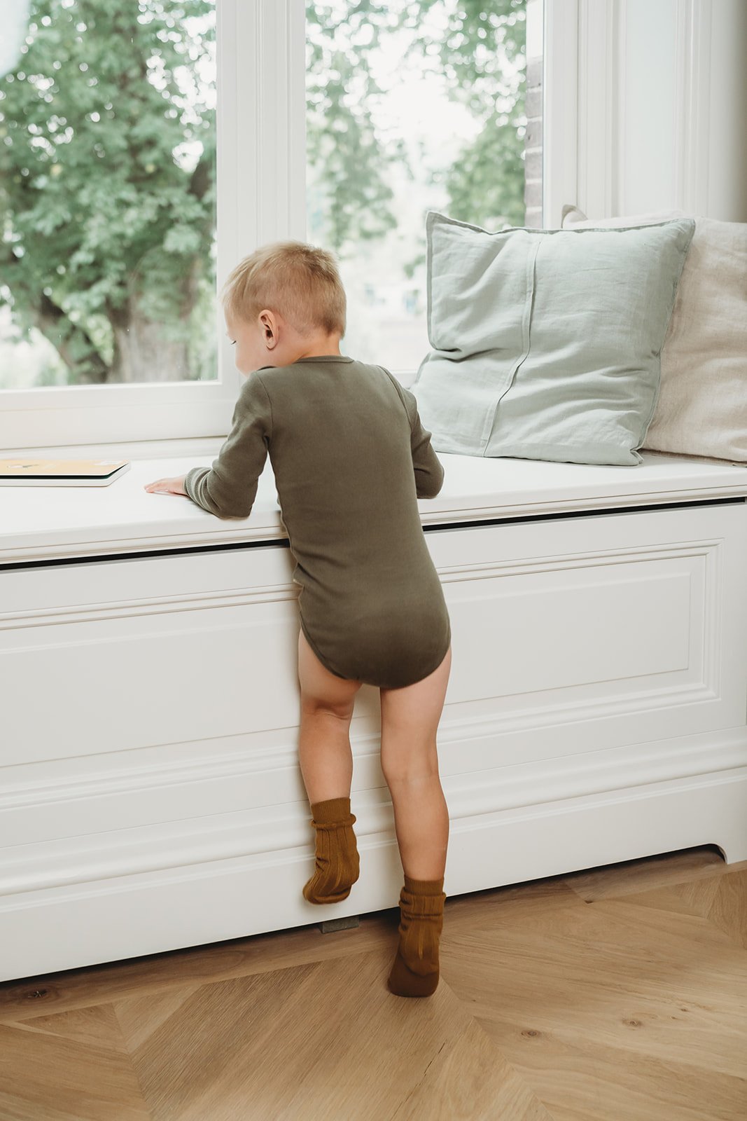 longsleeve bodysuit · olive