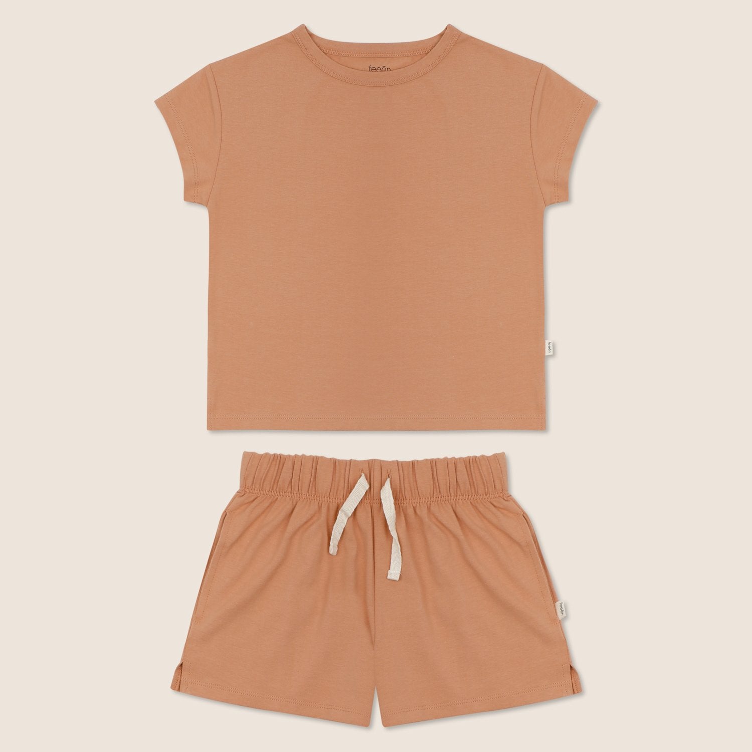 summer loungewear set · peach