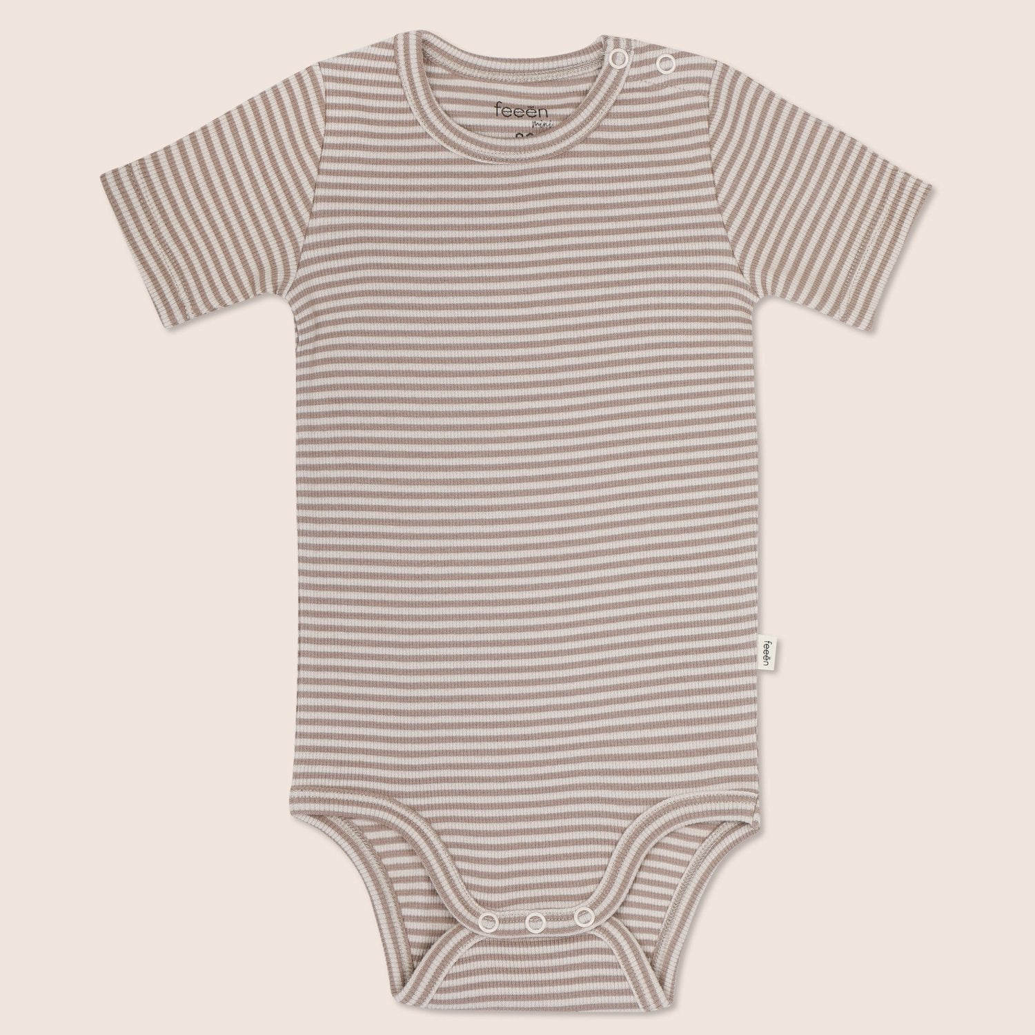 shortsleeve bodysuit · almond mocha