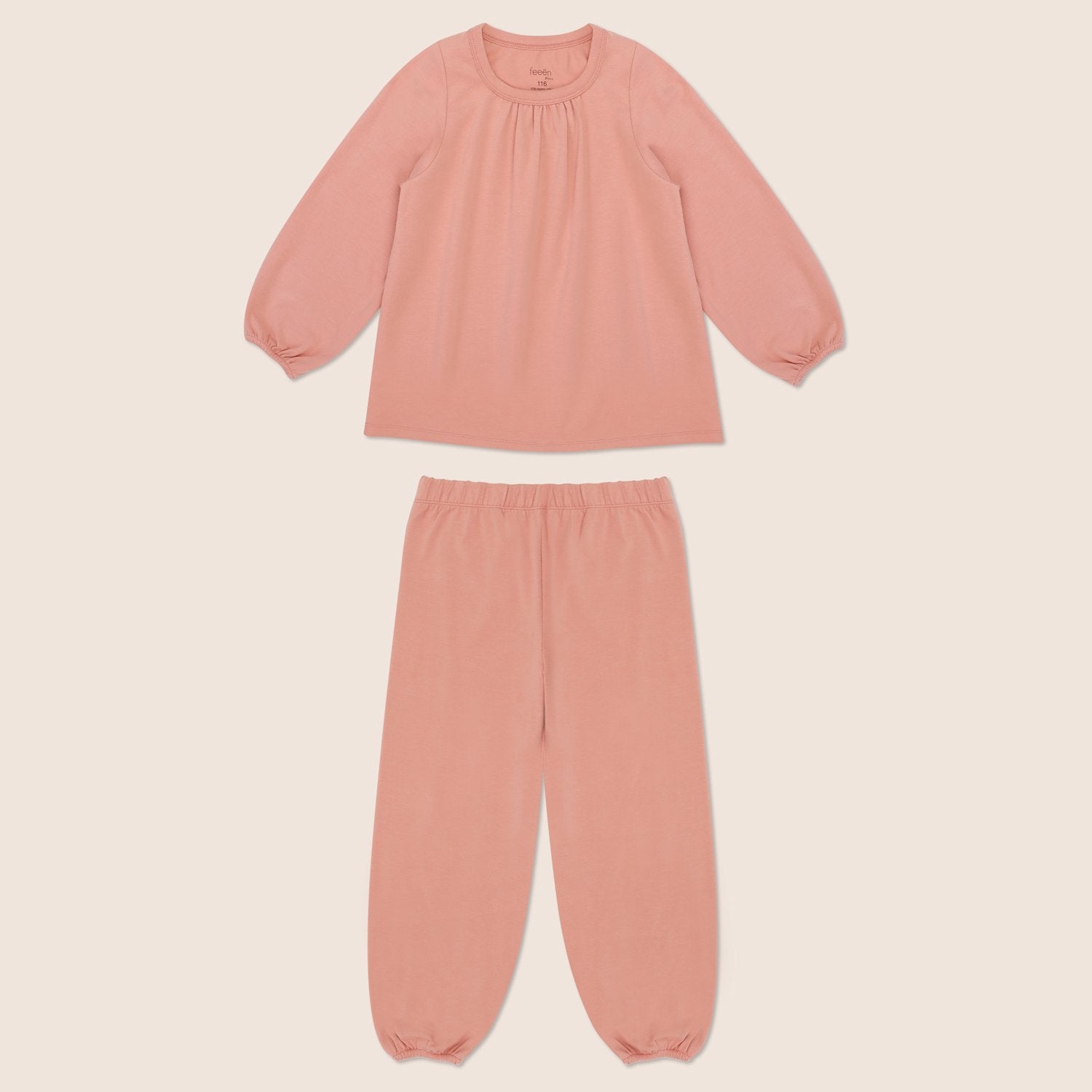 leyla winter pyjama · turkish rose