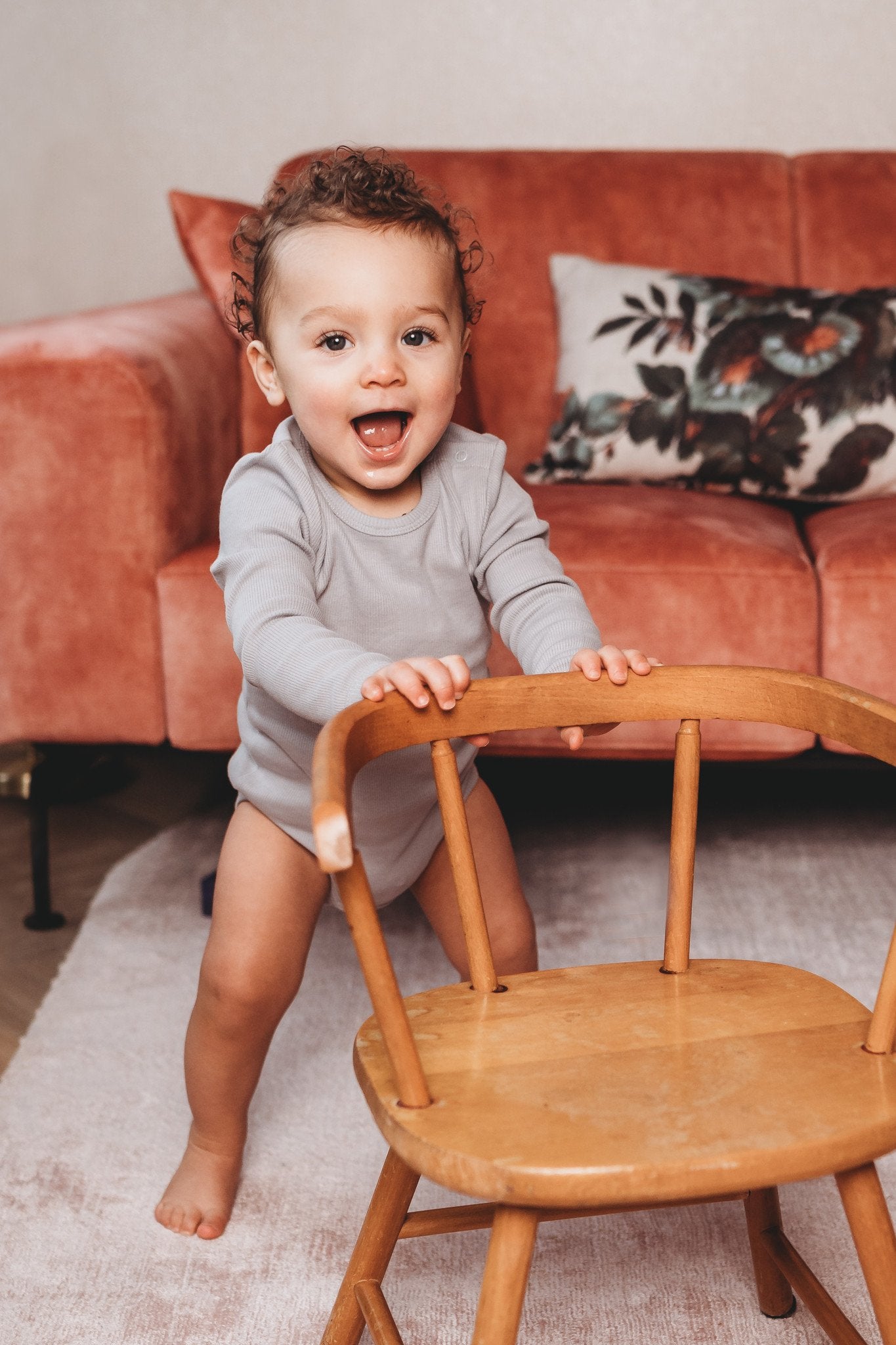 longsleeve bodysuit · pebble