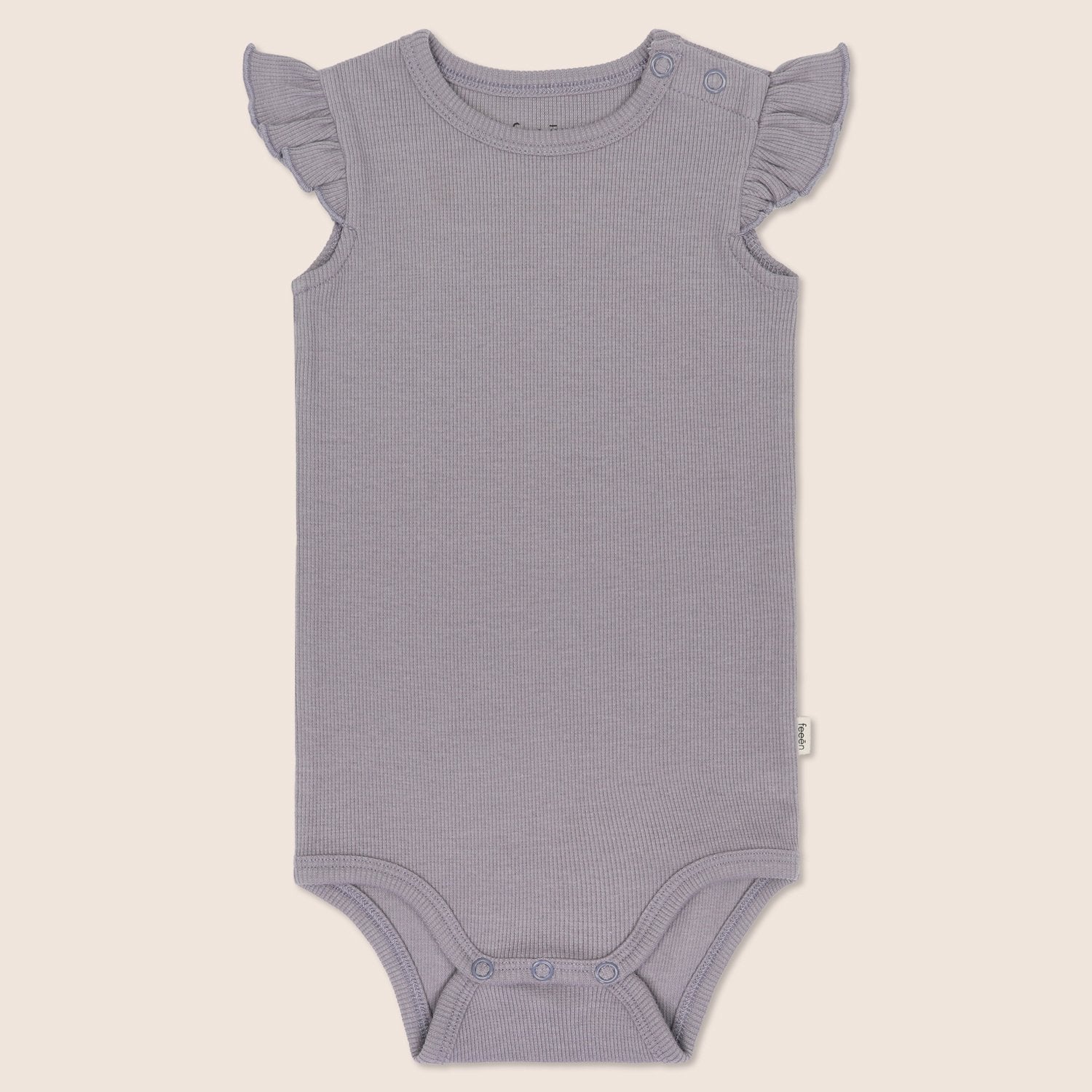 ruffle bodysuit · lilac
