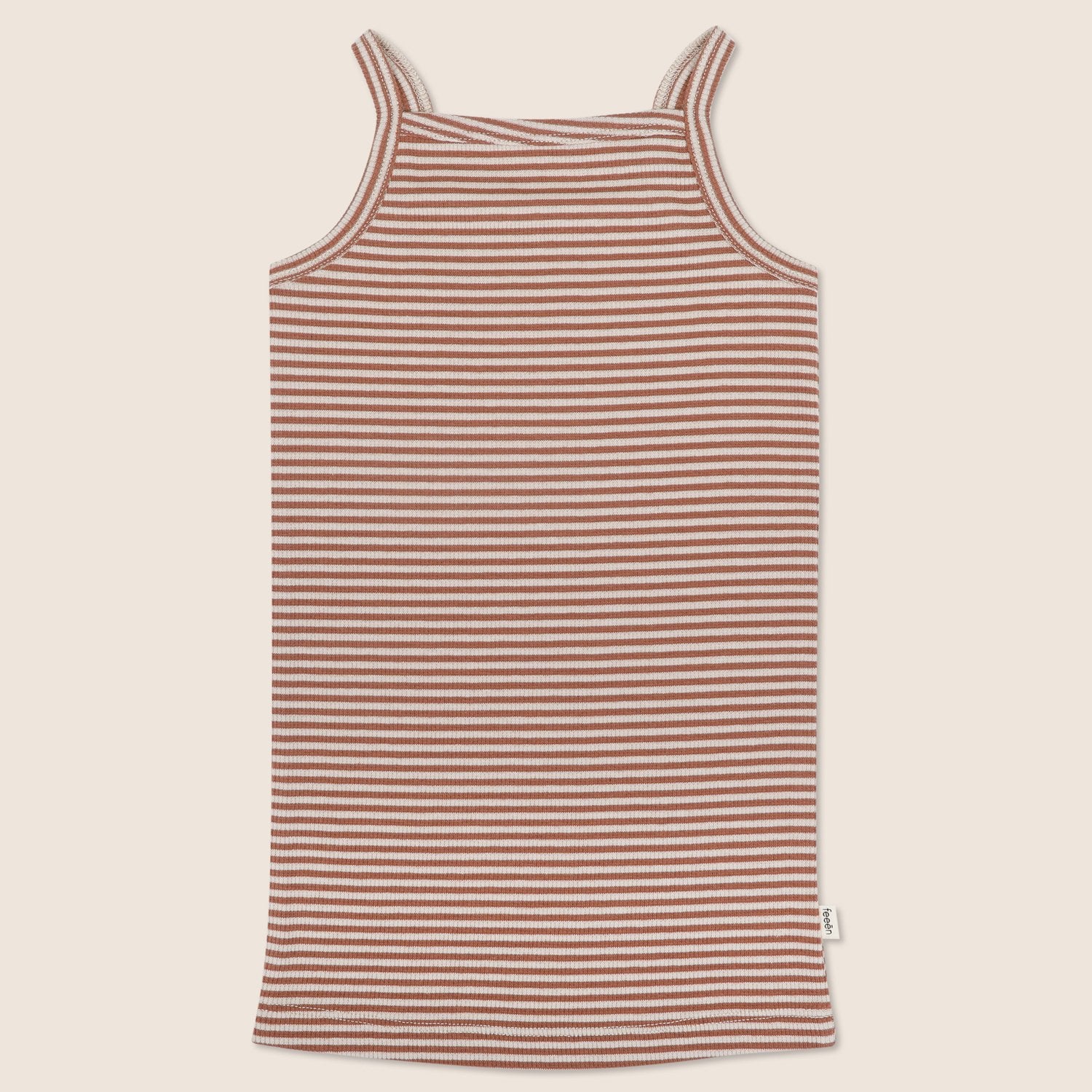 singlet single · cognac stripes