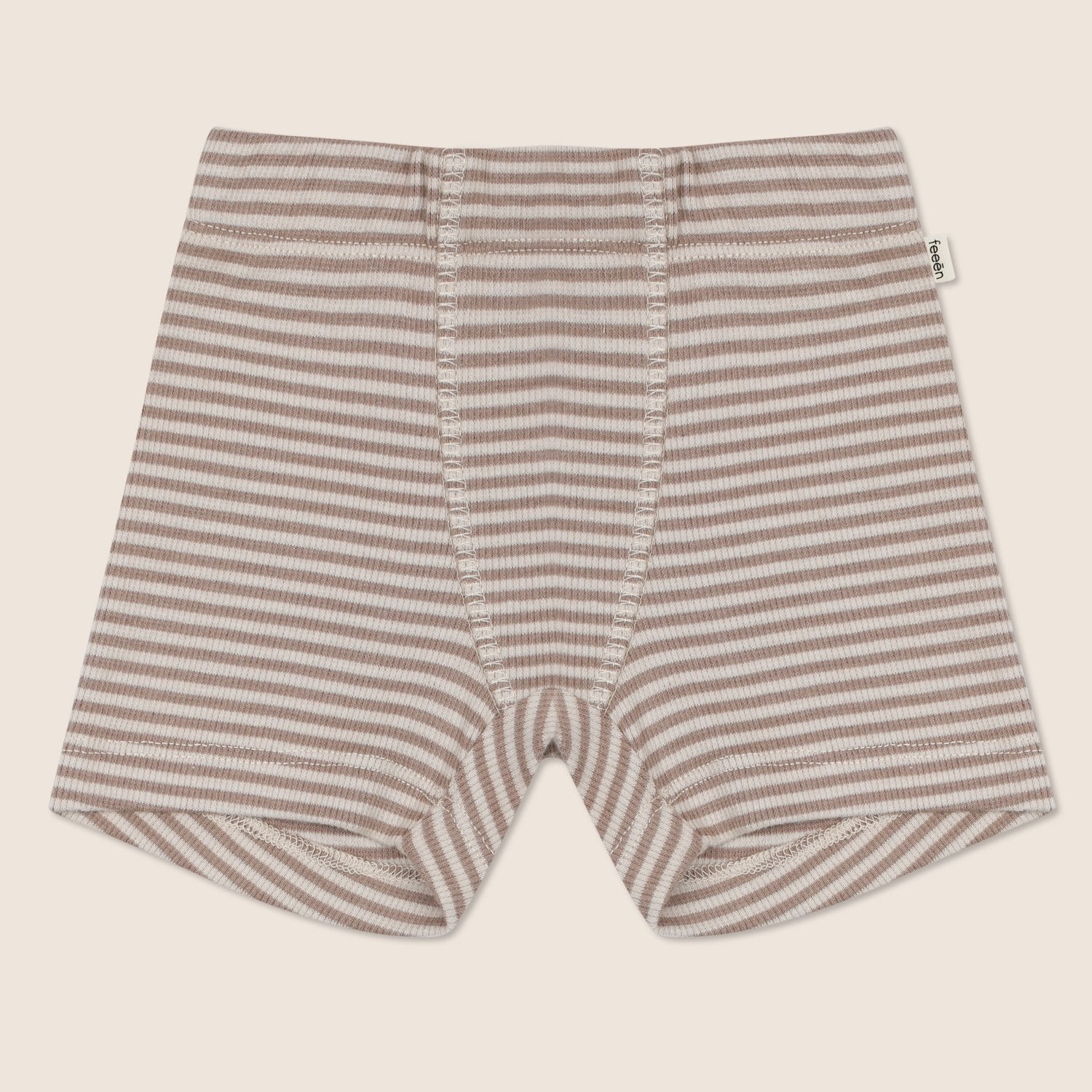 boxer · stripes: almond/mocha