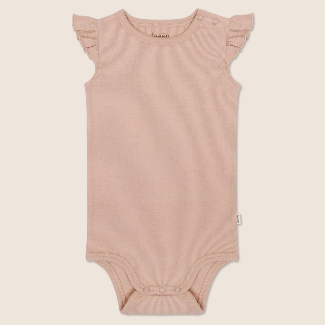 ruffle bodysuit · nutmeg