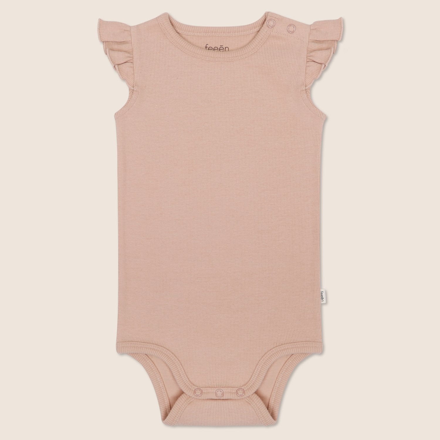 ruffle bodysuit · nutmeg