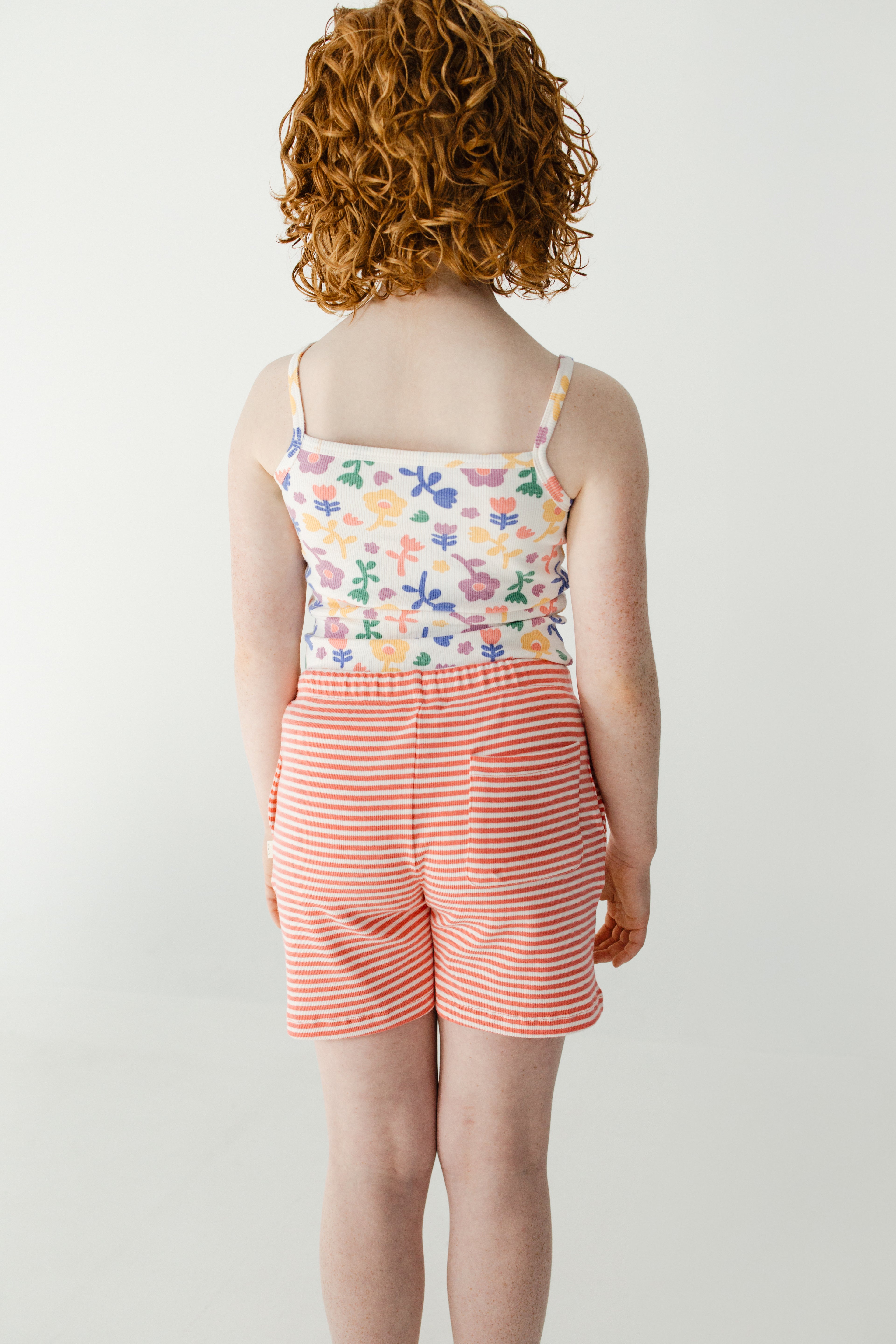 Shorts • Coral Stripes