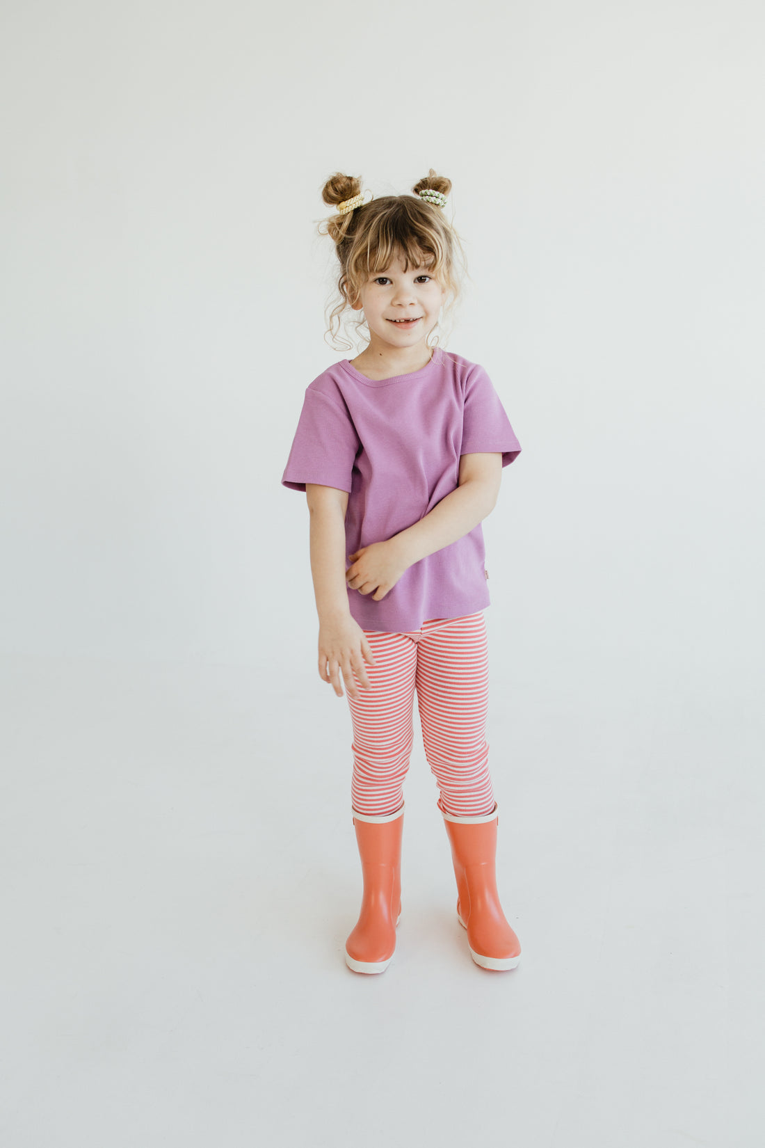 Legging • Coral Stripes