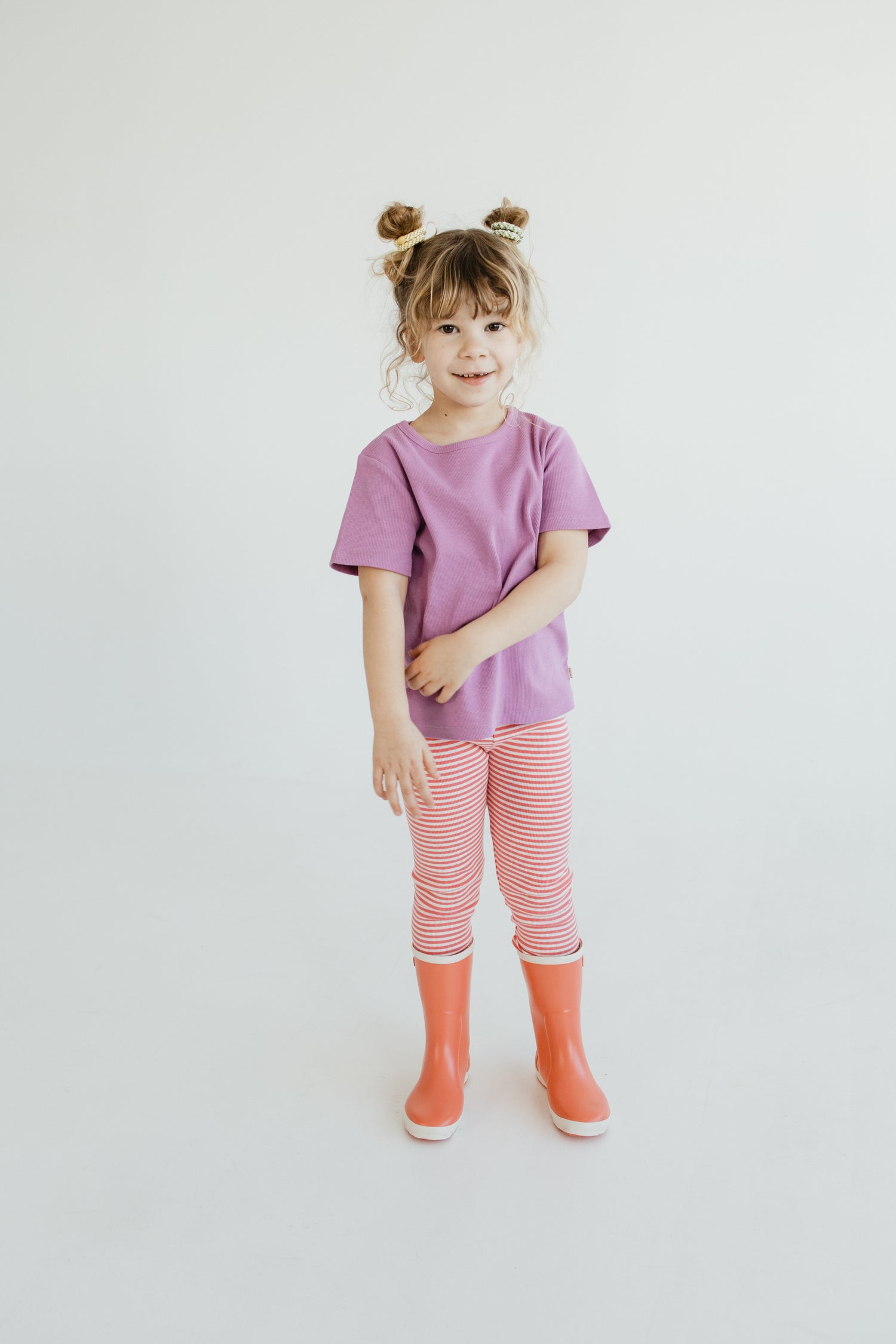 Legging • Coral Stripes