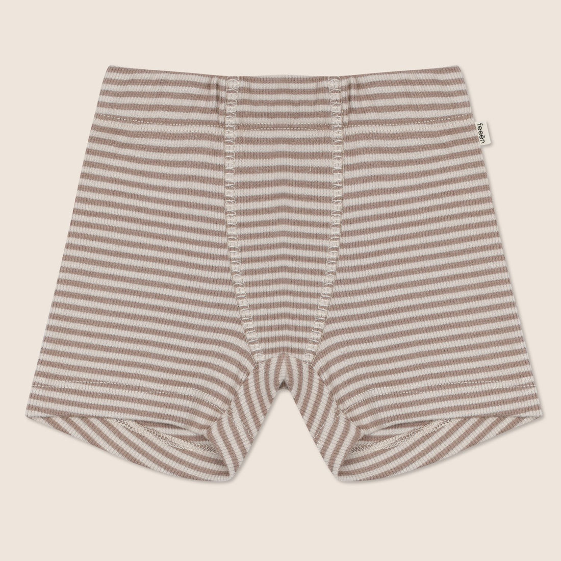 boxer · stripes: almond/mocha